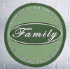 Family Logo 60" Round Blanket