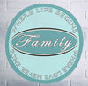 Family Logo 60" Round Blanket