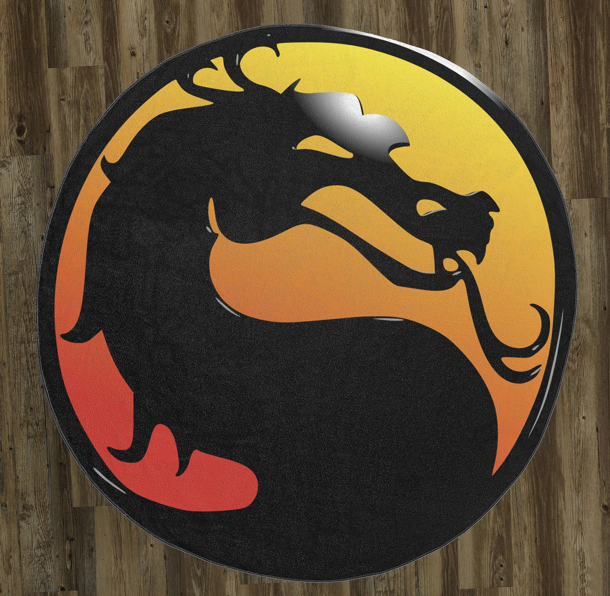 Mortal Kombat Logo 60&quot; Round Microfiber Beach Towel