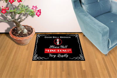 Ding Dong  - Doormat Welcome Floormat