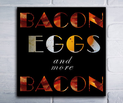 More Bacon (16&quot; x 16&quot;) - Canvas Wrap Print