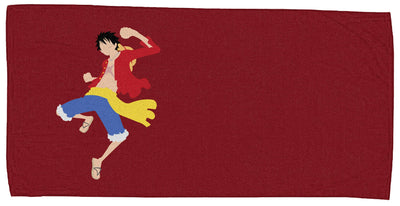 One Piece Luffy Punch Beach Towel