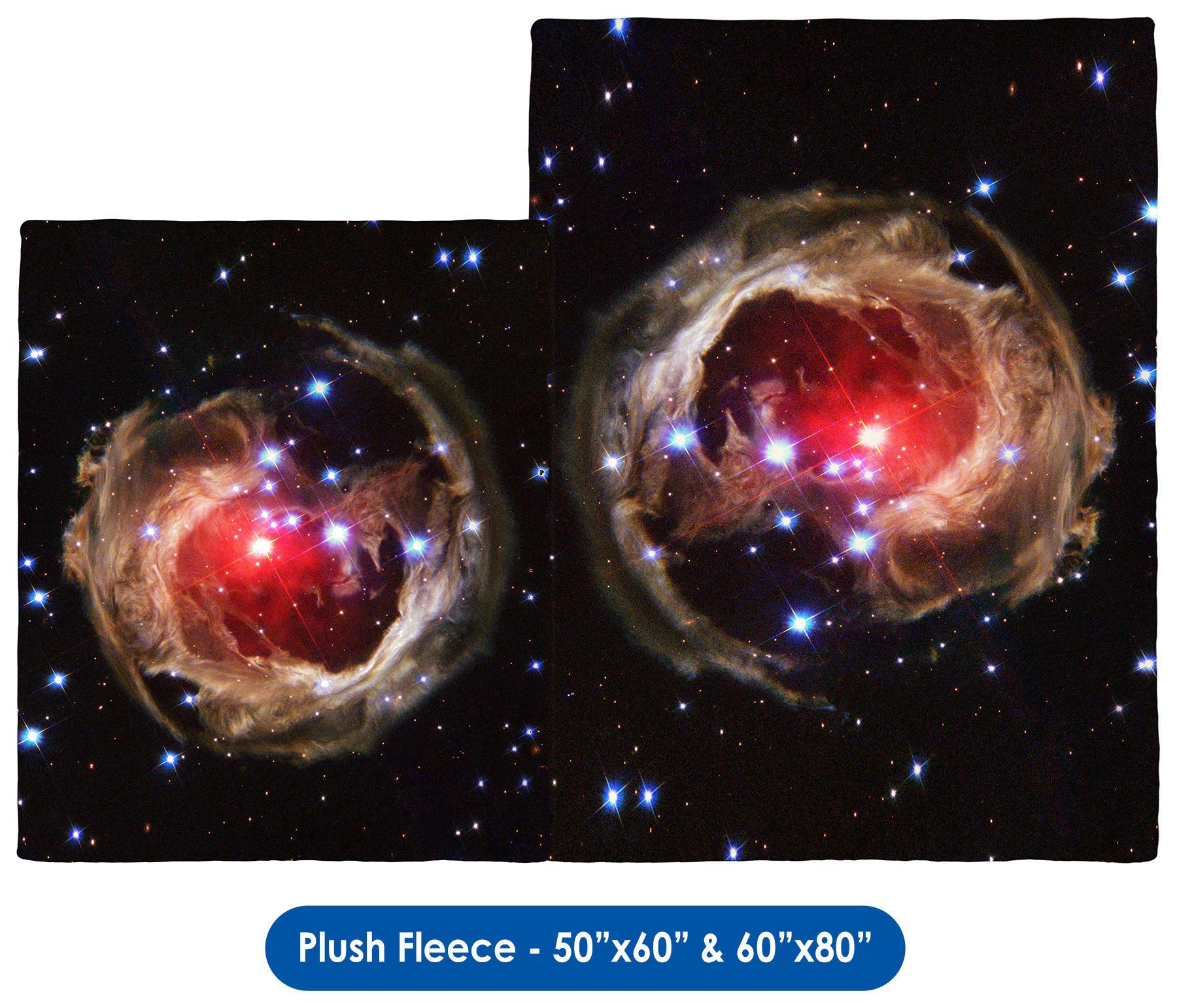 Supergiant Star V838 Monocerotis - Throw Blanket / Tapestry Wall Hanging