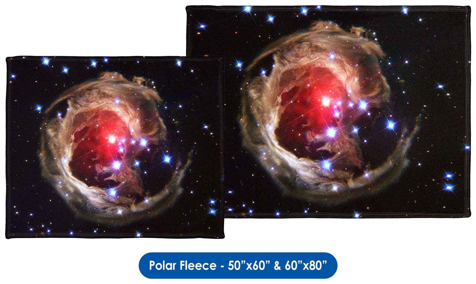 Supergiant Star V838 Monocerotis - Throw Blanket / Tapestry Wall Hanging