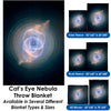 Cats Eye Nebula - Throw Blanket / Tapestry Wall Hanging