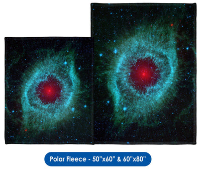 Helix Nebula - Throw Blanket / Tapestry Wall Hanging