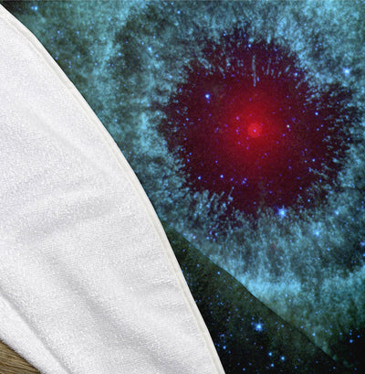 The Helix Nebula 60" Round Microfiber Beach Towel