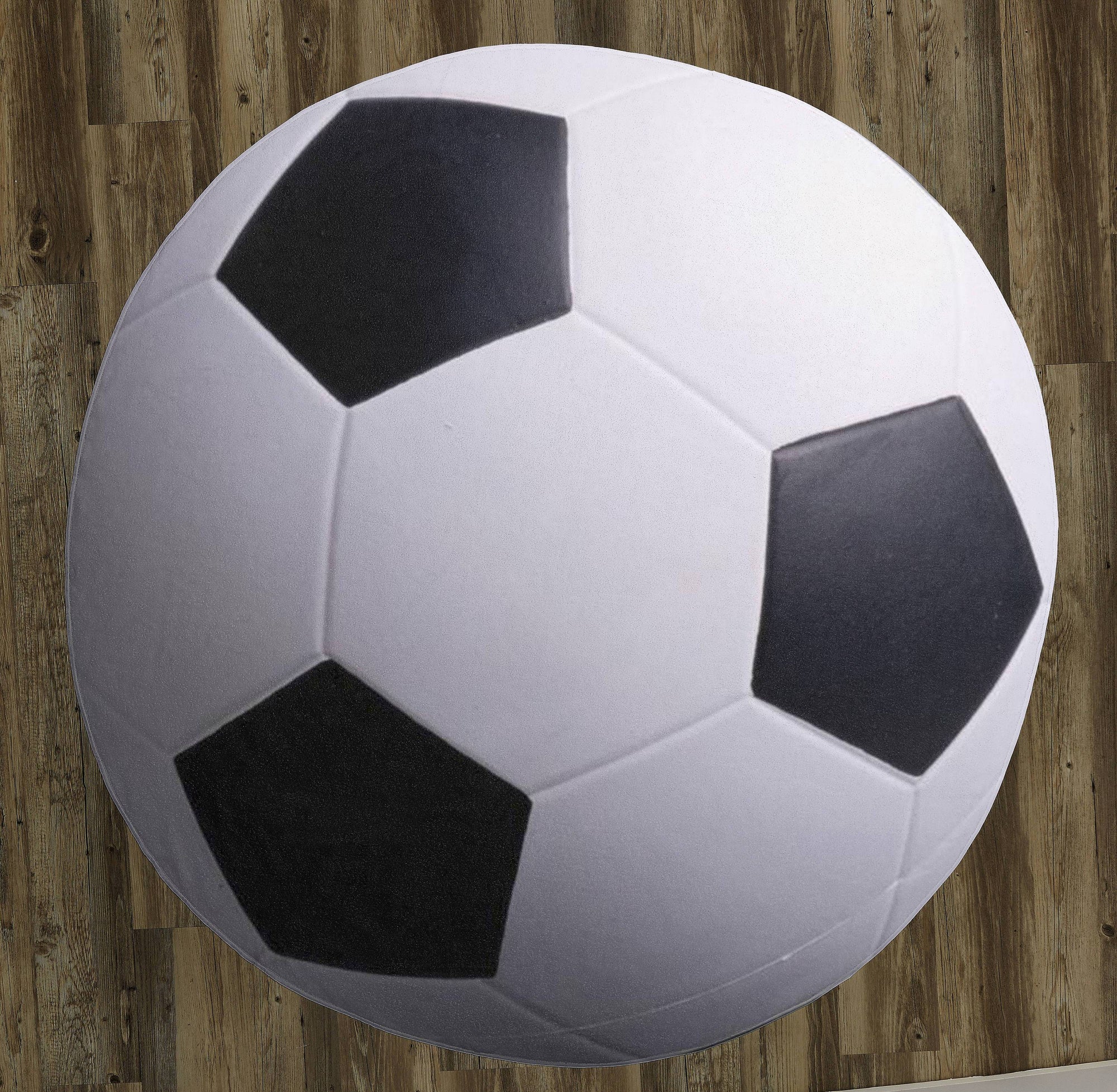 Soccer Ball - 60" Round Rug / Carpet