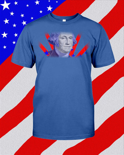 Party Washington, American Flag Unisex T-Shirt - Any Color Shirt Available