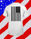 Mount Rushmore, American Flag Unisex T-Shirt - Any Color Shirt Available
