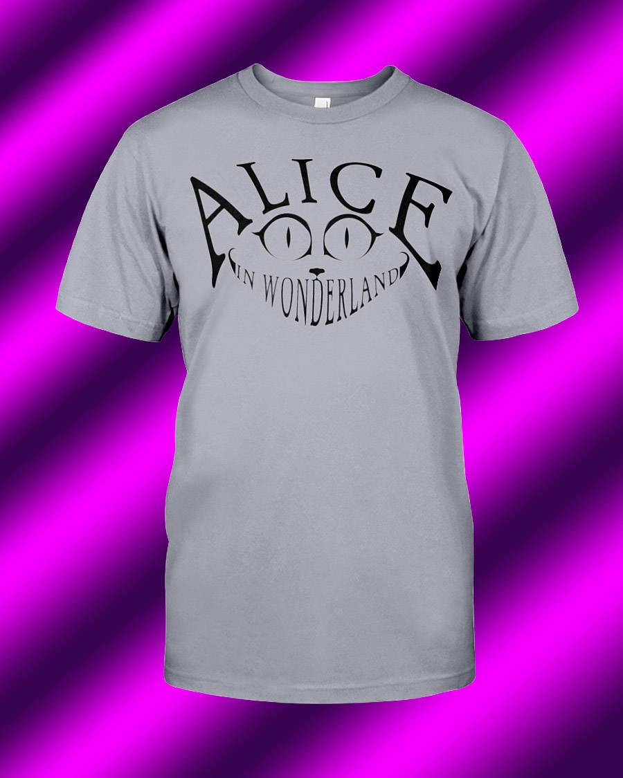 Alice in Wonderland, Cheshire Cat Unisex T-Shirt - Any Color Shirt Available