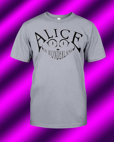 Alice in Wonderland, Cheshire Cat Unisex T-Shirt - Any Color Shirt Ava -  PersonalThrows