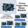 Chrono Trigger World Map - Throw Blanket / Tapestry Wall Hanging