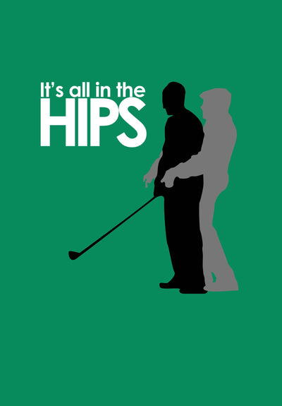 It&#39;s all in the Hips - Golf Towel 15"x22" Dye Sublimated Towels