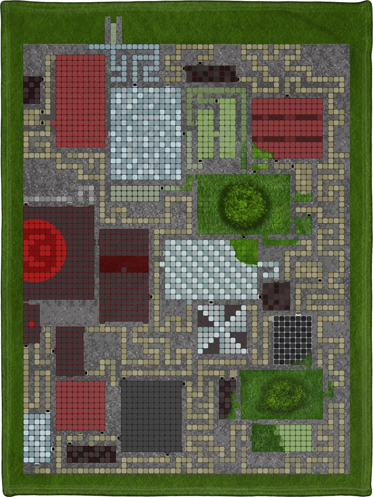 Dungeons and Dragons Style Gaming Mat Full Dungeon 60&quot; x 80&quot;