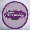 Family Logo 60" Round Blanket