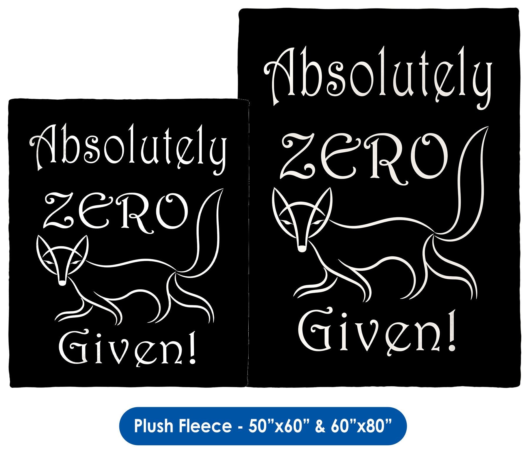 Zero Fox - Throw Blanket / Tapestry Wall Hanging