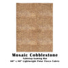 Mosaic Cobblestone Tabletop Battle Gaming War Mat  60" x 80" Polar Fleece