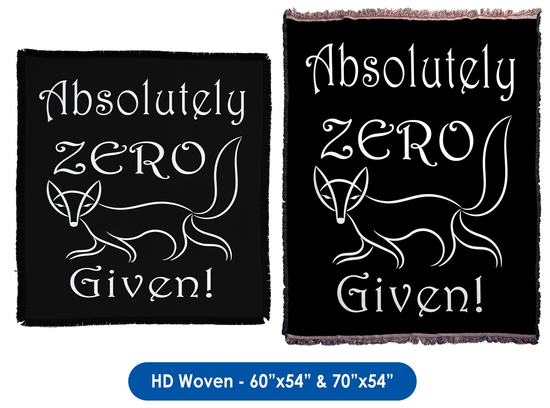 Zero Fox - Throw Blanket / Tapestry Wall Hanging
