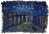 Vincent Van Gogh, Starry Night Over The Rhone - Throw Blanket / Tapestry Wall Hanging