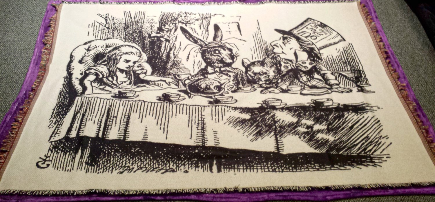 Mad hatter top tapestry