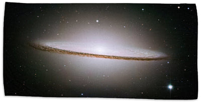 M104, the Sombrero Galaxy Beach Towel