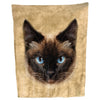 Siamese Cat Face Throw Blanket / Tapestry Wall Hanging