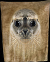 Seal Face Throw Blanket / Tapestry Wall Hanging