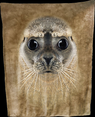 Seal Face Throw Blanket / Tapestry Wall Hanging