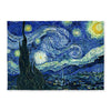 Van Gogh Starry Night 5' x7' Area Rug - Standard White