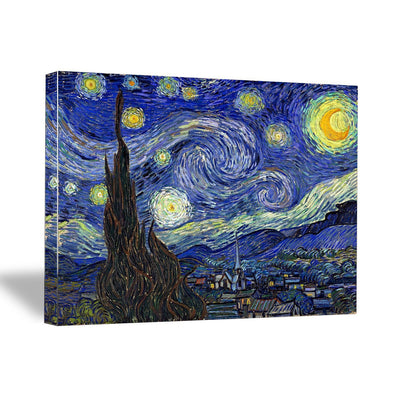 Vincent van Gogh, "Starry Night", 16" x 20" x 1.5" Canvas Gallery Wrap Print