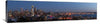 Seattle Skyline from Queen Anne Hill 48" x 12" Gallery Wrapped Canvas Wall Art