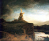 Rembrandt Van Rijn The Mill - Premium Canvas Reproduction Print