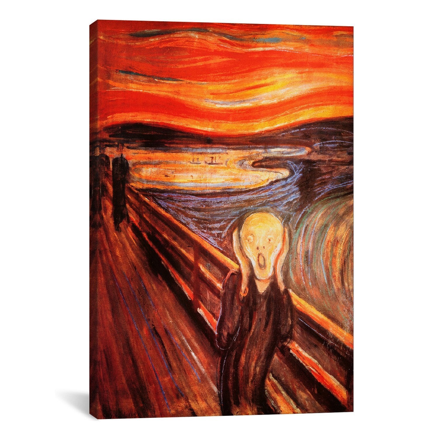 Edvard Munch The Scream Canvas Art Print Painting Reproduction