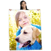 Personalized Polar Fleece Photo / Image Throw Blanket / Tapestry Wall Hanging