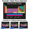 Periodic Table Throw Blanket / Tapestry Wall Hanging - Standard Multi-color