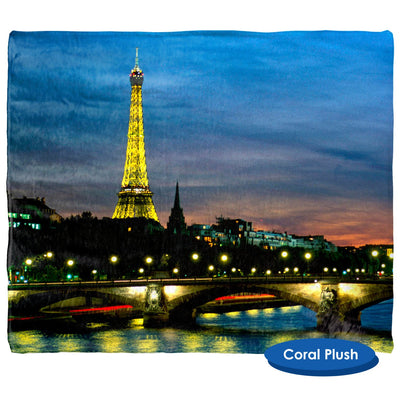 Paris, France Throw Blanket / Tapestry Wall Hanging - Standard Multi-color