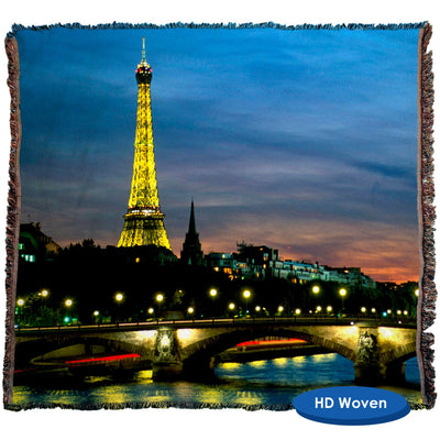 Paris, France Throw Blanket / Tapestry Wall Hanging - Standard Multi-color