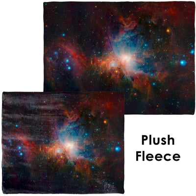 Infrared View of the Orion Nebula - Throw Blanket / Tapestry Wall Hanging