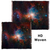 Infrared View of the Orion Nebula - Throw Blanket / Tapestry Wall Hanging