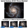 Spiral galaxy M101 - Throw Blanket / Tapestry Wall Hanging