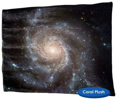 Spiral galaxy M101 - Throw Blanket / Tapestry Wall Hanging