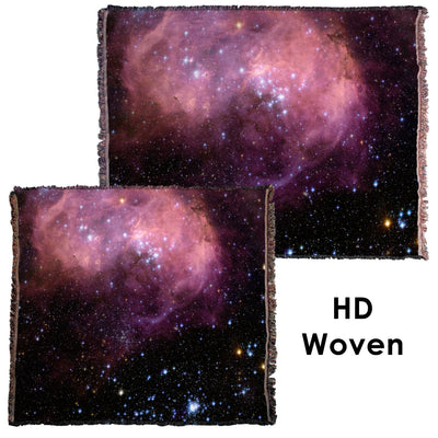 N11 Hubble Image - Throw Blanket / Tapestry Wall Hanging