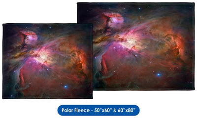 Orion Nebula M42 & M43 Throw Blanket / Tapestry Wall Hanging - Standard Multi-color