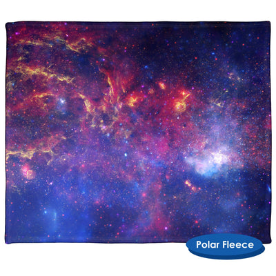 Center of the Milky Way Galaxy Throw Blanket / Tapestry Wall Hanging - Standard Multi-color