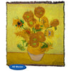 Van Gogh - 15 Sunflowers Throw Blanket / Tapestry Wall Hanging