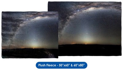 Panorama of the Southern Sky - Throw Blanket