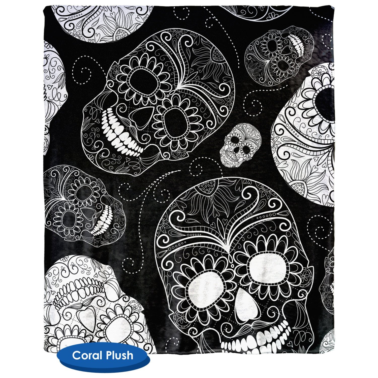Sugar Skulls Throw Blanket / Tapestry Wall Hanging