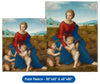 Raphael&#39;s "Madonna in the Meadow" - Throw Blanket / Tapestry Wall Hanging