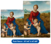 Raphael&#39;s "Madonna in the Meadow" - Throw Blanket / Tapestry Wall Hanging